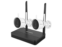 Hikvision Kit NVS Wi-Fi 4 canales con 2 cámaras bala 2MP NKS422WBH