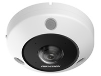 Hikvision Cámara IP fisheye 6MP con micrófono DS-2CD6365G1-IVS(1.16mm)