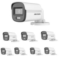 Hikvision Kit de 8 cámaras bala Full HD ColorVu con audio KT035XCL68